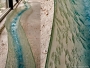 Art glass water stream