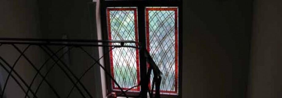 Private residence stained glass windows Private residence stained glass windows