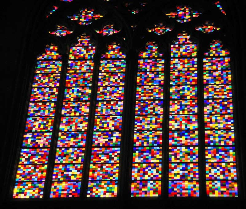 Stained Glass Window In Cologne Cathedral