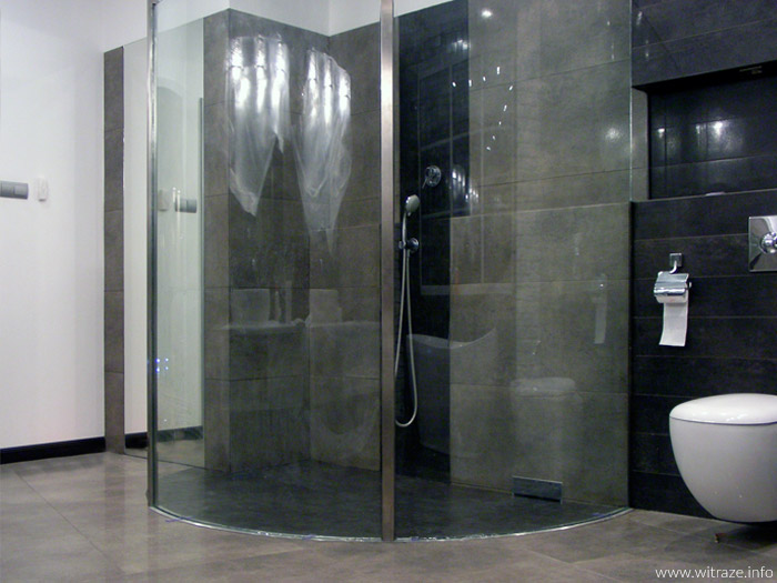 kabina prysznicowa szklo giete hartowane