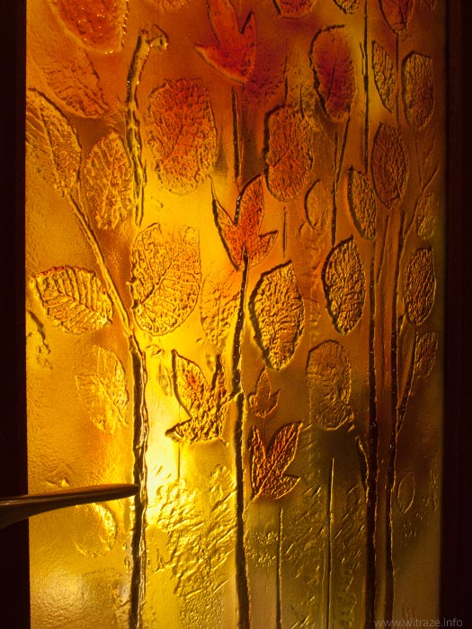 drzwi lukowe jesienne drzewa liscie szklo artystyczne witraze warszawa2