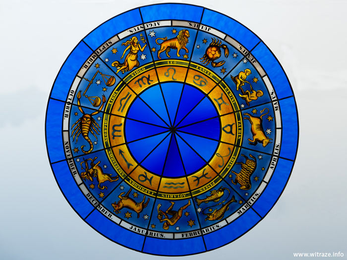 znaki zodiaku witraz szklo artystyczne witraze warszawa