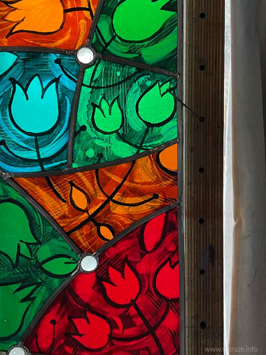 witraz w sanktuarium w gietrzwaldzie4