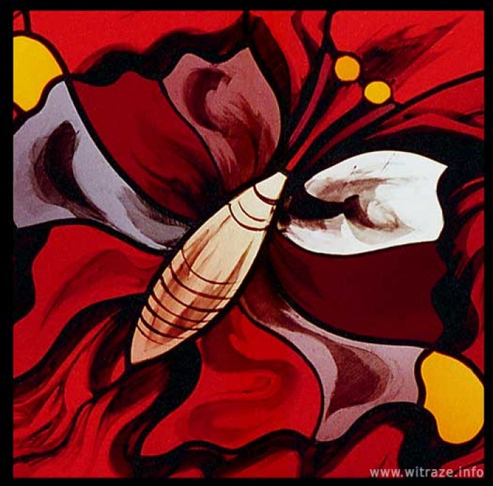 Okno 8 - obraz 1 - Motyl - symbol Zmartwychwstania