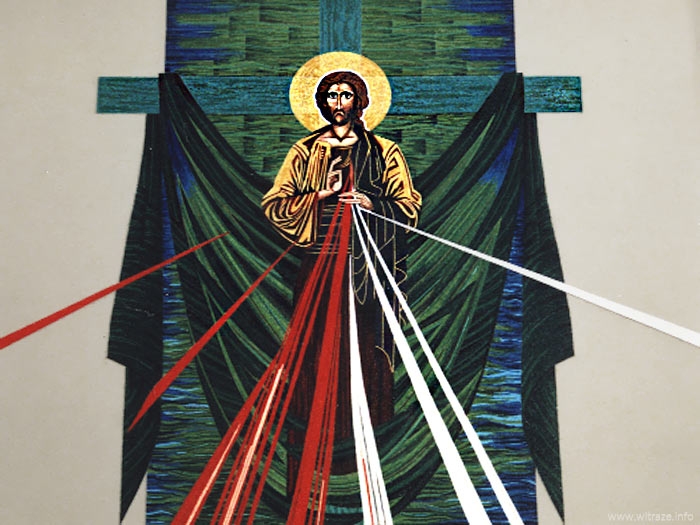 Divine Mercy - venetian glass mosaic