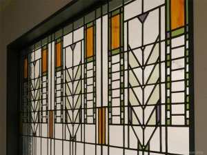 Prairie Style stained glass