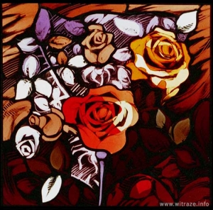Window 6 Scene 1 - Roses - Symbol of love and suffering