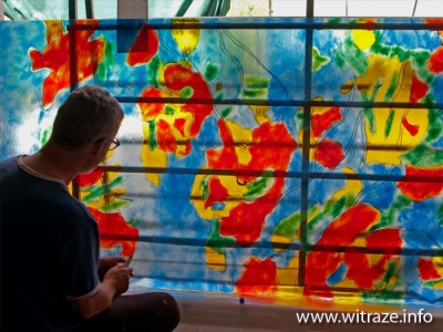 How to color the art glass?