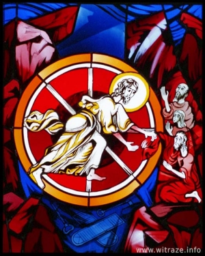 Okno 8 - obraz 6 - Chrystus w Otchłani