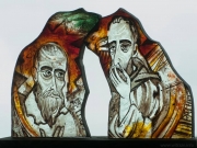 "St.Peter and St.Paul" Glass Statuette