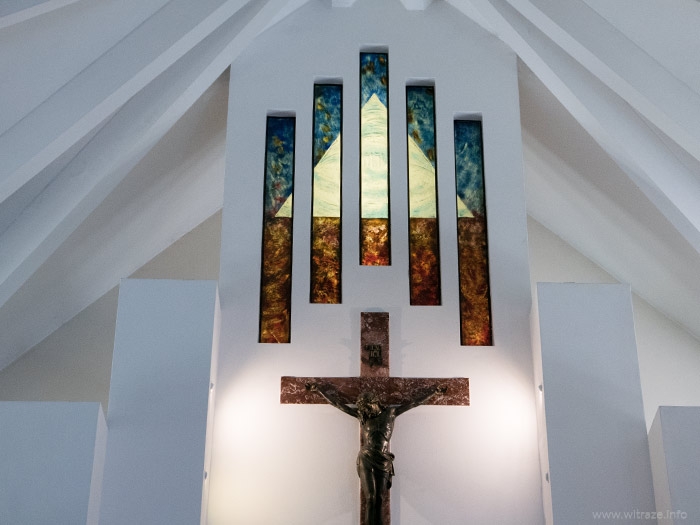 Fused glass windows in Jasienica