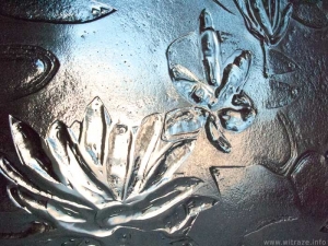 Lilie wodne- panele ze szkła dekoracyjnego