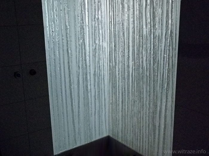 Kabina prysznicowa ze szkła artystycznego