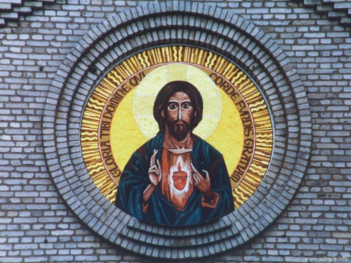 Mozaika szklana wenecka - Najświętsze Serce Jezusa Chrystusa