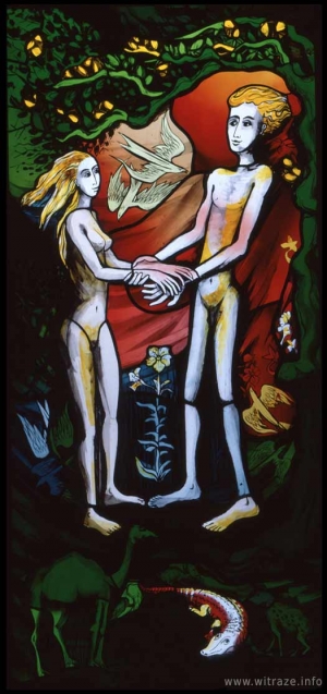 Okno 2 - obraz 3 - Adam i Ewa