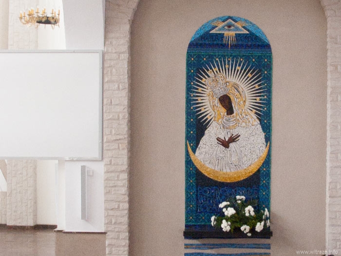 Our Lady of Ostra Brama - venetian glass mosaic