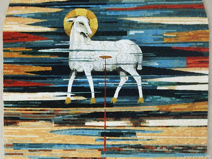 God's Lamb - venetian mosaic