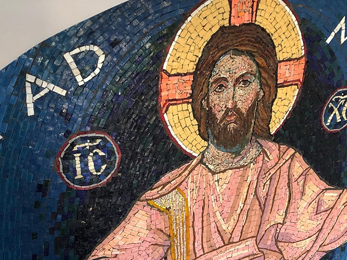 Smalti mosaic of Christ