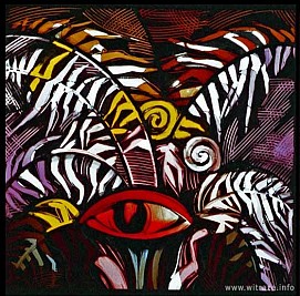 Okno 5 - obraz 2 - Oczy - symbol wiary