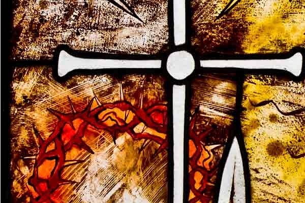 Arma Christi - stained Glass windows in Enzesfeld