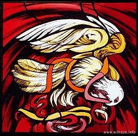 Window 9 Scene 1 - Eagle and Snake