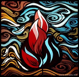 Window 10 Scene 1 - Flame - Holy Spirit